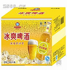锦圣泉冰爽啤酒-冰爽百分百
