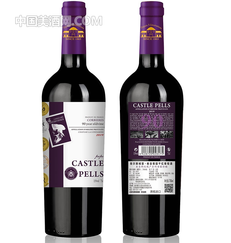 培尔斯城堡教皇葡园干红葡萄酒